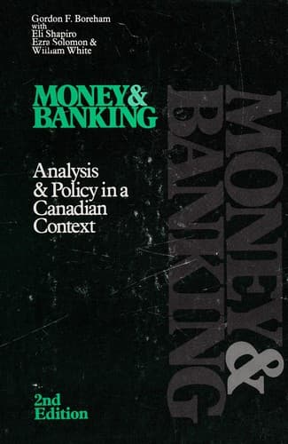 Tapa de Money and banking