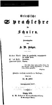 Tapa de Griechische Sprachlehre für Schulen