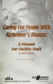 Tapa de Caring for People with Alzheimer's Disease