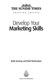 Tapa de Develop your marketing skills