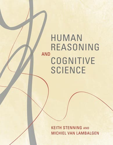 Tapa de Human reasoning and cognitive science