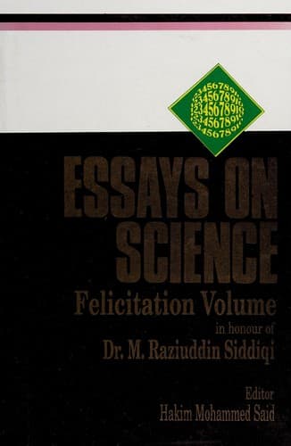 Tapa de Essays on science