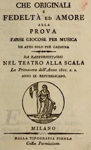 Tapa de Che originali, e Fedeltà ed amore alla prova