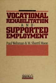 Tapa de Vocational rehabilitation and supported employment