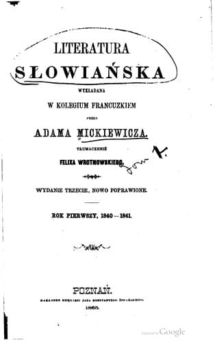 Tapa de Literatura słowiańska