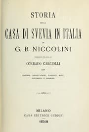 Tapa de Storia della casa di Svevia in Italia