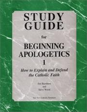 Tapa de Study guide for beginning apologetics 1