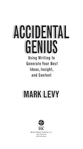 Tapa de Accidental genius