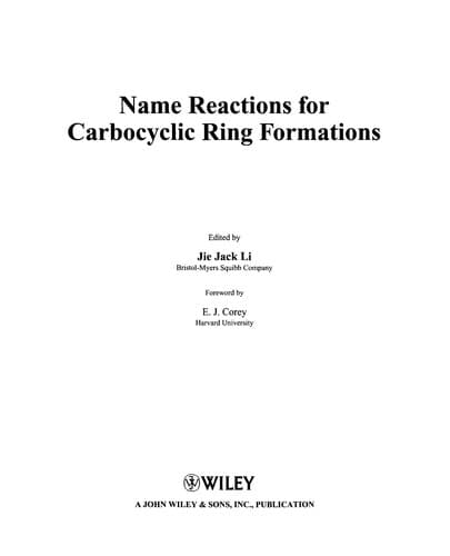 Tapa de Name reactions for carbocyclic ring formations
