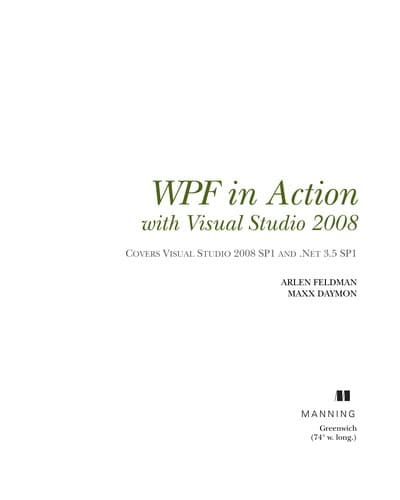 Tapa de WPF in action with Visual Studio 2008