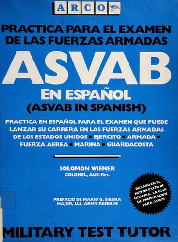 Tapa de Practice for the Armed Forces test