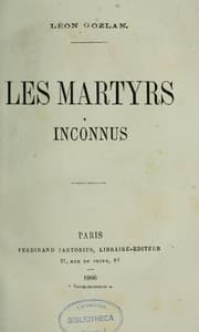 Tapa de Les martyrs inconnus