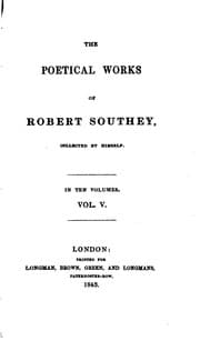 Tapa de The Poetical Works of Robert Southey: Collected by Himself