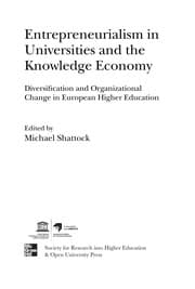 Tapa de Entrepreneurialism in universities and the knowledge economy