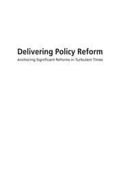 Tapa de Delivering policy reform