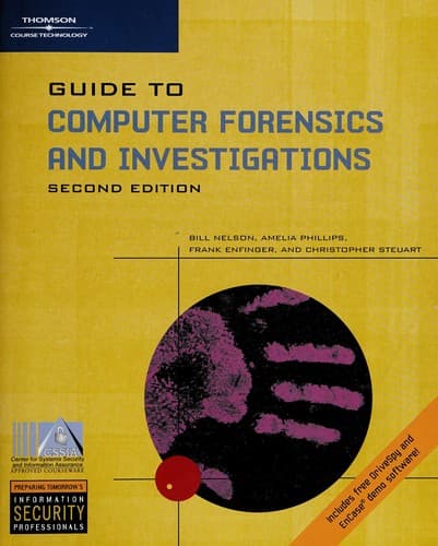 Tapa de Guide to computer forensics and investigations