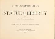 Tapa de Photographic views of the Statue of Liberty and New York harbor