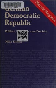 Tapa de German Democratic Republic