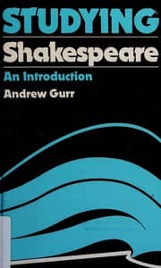 Tapa de Studying Shakespeare