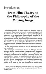 Tapa de The philosophy of motion pictures