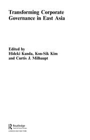 Tapa de Transforming Corporate Governance in East Asia