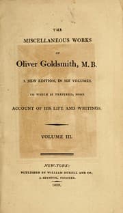 Tapa de The miscellaneous works of Oliver Goldsmith