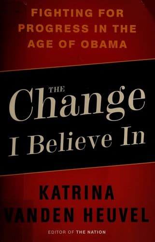 Tapa de The change I believe in