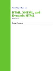 Tapa de New perspectives on HTML, XHTML, and Dynamic HTML