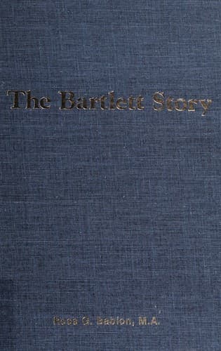 Tapa de The Bartlett story