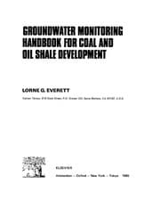Tapa de Groundwater monitoring handbook for coal and oil shale development