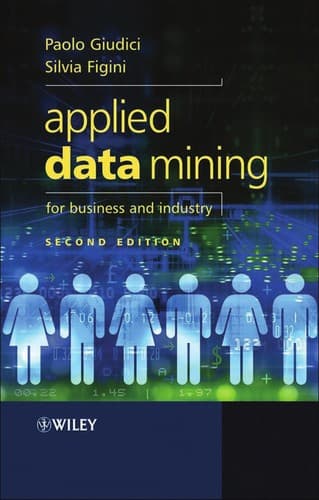 Tapa de Applied data mining for business and industry
