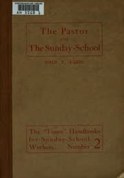 Tapa de The Pastor and the Sunday-school