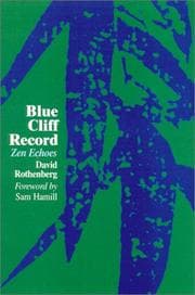Tapa de Blue Cliff Record