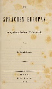 Tapa de Die sprachen Europas in systematischer uebersicht