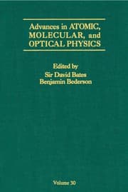 Tapa de Advances in Atomic, Molecular, and Optical Physics, 30