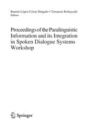 Tapa de Proceedings of the Paralinguistic Information and its Integration in Spoken Dialogue Systems Workshop