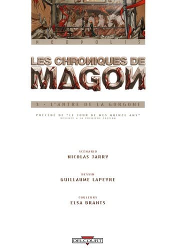 Tapa de Les chroniques de Magon