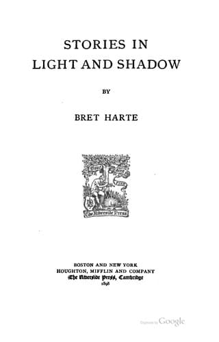 Tapa de Stories in light and shadow