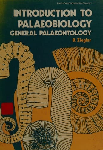 Tapa de Introduction to palaeobiology