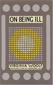 Tapa de On being ill