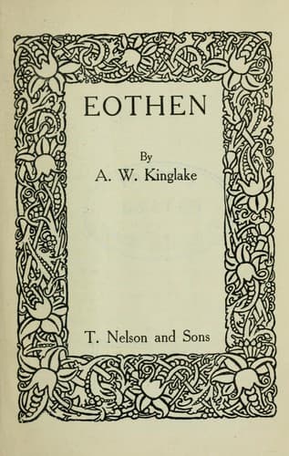 Tapa de Eothen