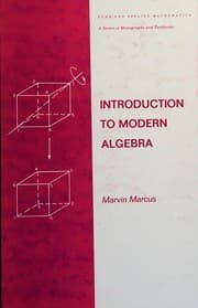 Tapa de Introduction to modern algebra