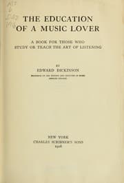 Tapa de The education of a music lover