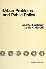 Tapa de Urban problems and public policy