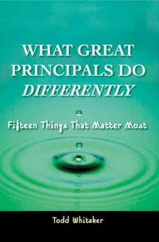 Tapa de What Great Principals Do Differently