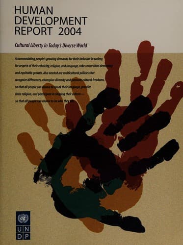 Tapa de Human development report 2004
