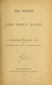 Tapa de The desert and the Holy Land