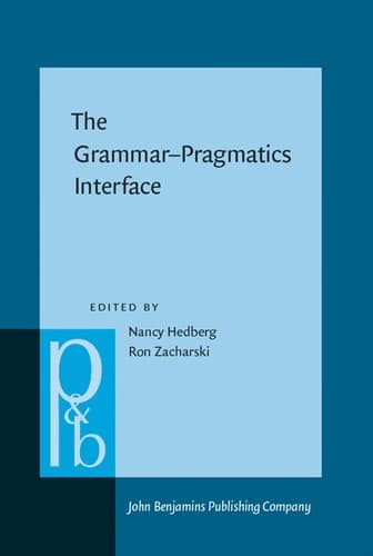 Tapa de The grammar-pragmatics interface
