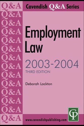 Tapa de Employment law