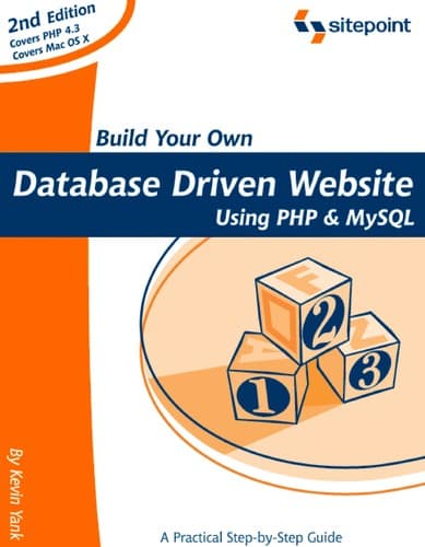 Tapa de Build your own database driven website using PHP & MYSQL